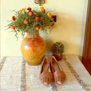 Brown Pour la Victoire flats